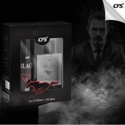 CFS Black Combo Of Long Lasting Perfume & Deodorant 200 ml & 100 ml image 2