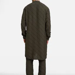 Komal Kothari Striped Regular Linen Kurta with Pyjamas image 3