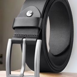 KAEZRI Men Leather Wide Formal Belt-image-80
