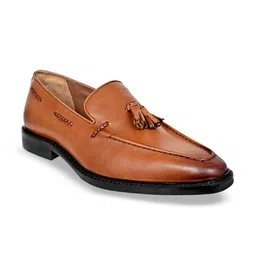 HX London Men Leather Formal Tassel Loafers-image-72