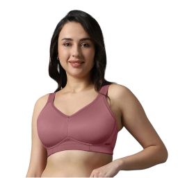 Amante Solid Padded Non-Wired Airy Support Spacer Bra-picture-11