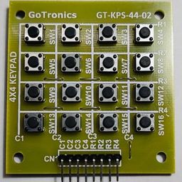 4X4 MATRIX KEYPAD MODULE WITH 6MM KEYS image 1