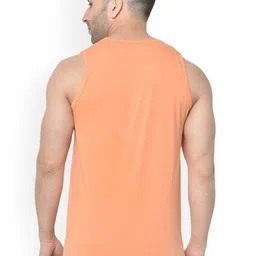 SLOWLORIS Pack Of 2 Printed Innerwear Vests SL26 COMBO (LOUD MUSTARD) (KEEP RUST) image 5