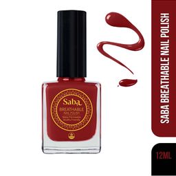 Saba Breathable Nail Paint-12ml-ROUGE RED-52