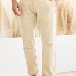 MR BUTTON Men Slim Fit Chinos Trousers-picture-18