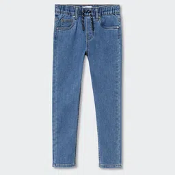 Mango Kids Boys Light Fade Sustainable Stretchable Jeans-picture-30