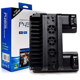 Compatible with PlayStation 4 Compatible with PS4 Compatible with PS4SLIM Compatible with PS4 PRO Multifunctional Console Vertical Stand image 1