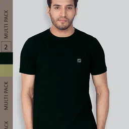 LUX NITRO Pack Of 2 Anti Odour Lounge T-shirts-image-84