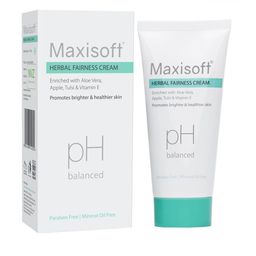 Maxisoft pH Balanced Herbal Fairness Cream with Aloevera & Apple - 50 g-43