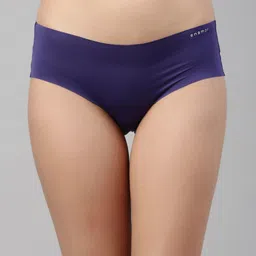 Enamor Women Blue Seamless Hipster Briefs Mid Waist Full Coverage - PH40-image-34