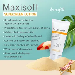Maxisoft Set Of 2 Sunscreen Lotion SPF 30 - 50ml Each image 2