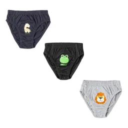 BAESD Boys Pack Of 3 Conversational Printed Cotton Basic Briefs TKB22-BBC3-2T3-image-26