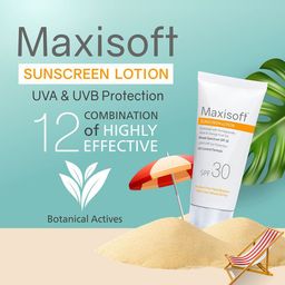 Maxisoft Set Of 4 Sunscreen Lotion SPF 30 - 50ml Each image 3