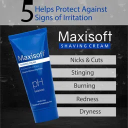 Maxisoft Set of 4 Shaving Cream for Cleanser Moisturizing Shave with Aloe Vera - 100g Each image 3