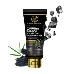 Khadi Natural Anti-Blackhead Activated Bamboo Charcoal Peel Off Mask - 100g-52