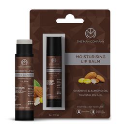 THE MAN COMPANY Moisturising Lip Balm with Vitamin E & Almond Oil - 4 g-19