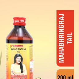 Baidyanath Mahabhringaraj Ayurvedic Tel For Hair Fall & Hair Growth - 200ml-picture-5
