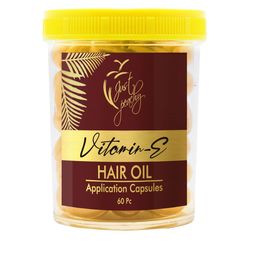 Just Peachy Vitamin E & Aloe Vera Hair Oil Capsules For Dry & Damaged Hair- 60 Capsules-88