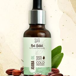 Nat Habit 100% Pure Cold Pressed Jojoba Body Oil for Skin Moisturisation - 30 ml-13