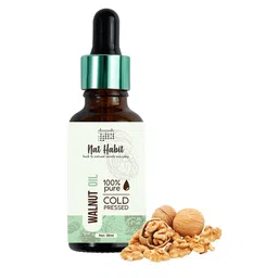 Nat Habit 100% Pure Cold Pressed Walnut Body Oil for Deep Moisturisation - 30 ml-34