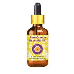 Deve Herbes Pure Orange Steam Distilled Essential Oil with Glass Dropper - 100ml-image-43