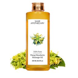 SAGE APOTHECARY 100% Pure Ylang & Mandarin Massage Oil - 500 ml-17