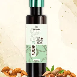 Nat Habit 100% Pure Cold Pressed Almond Body Oil for Deep Moisturisation - 50 ml-51