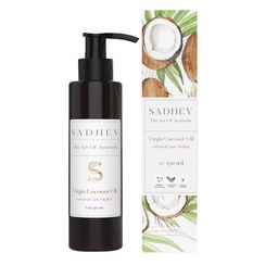 SADHEV Natural Virgin Coconut Oil Extracts of Cocos Nucifera - 150 ml-40