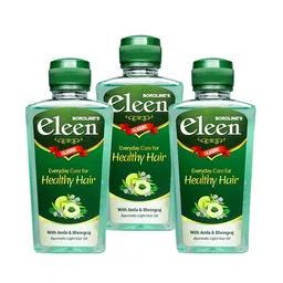 BOROLINE Eleen Set Of 3 Ayurvedic Light Hair Oils - 600ml-9