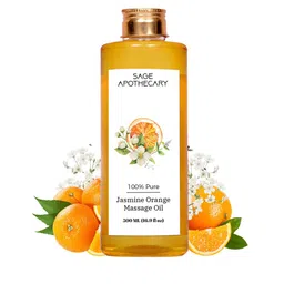 SAGE APOTHECARY 100% Pure Jasmine Orange Massage Oil - 500 ml-37
