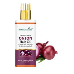 She Essentials 100% Natural Onion Hair Oil - 100ml-24
