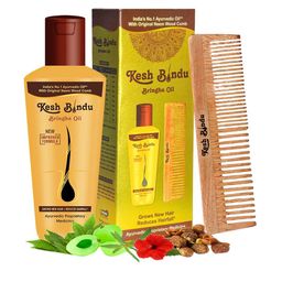 KeshBindu Brown Bringha Hair Oil-11