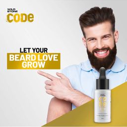 Wild stone Men Code Beard Oil for Anti-Dandruff & Non Greasy Beard - 30 ml image 3