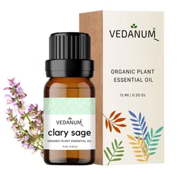 VEDANUM Clary Sage Organic Plant Essential Oil - 15ml-10