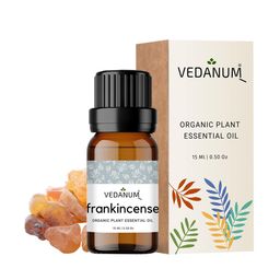 VEDANUM Frankinsence Organic Plant Essential Oil 15 ml-50