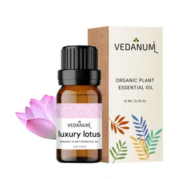 VEDANUM Set of 2 Organic Plant Essential Oils 15ml each - Jasmine & Lotus image 4