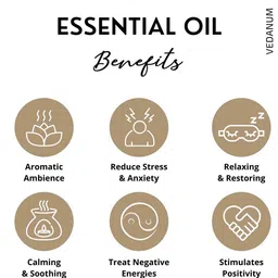 VEDANUM Set of 2 Organic Plant Essential Oils 15ml each - Jasmine & Gardenia image 5