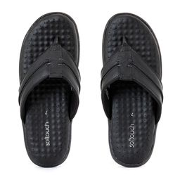 Khadims Men Black Slip-On-image-98