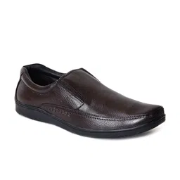 Ajanta Men Leather Formal Slip-On Shoes-41