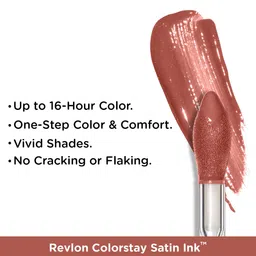 Revlon Colorstay Satin Ink Liquid Lip Color with Vitamin E 5ml - Eyes On You 006 image 2