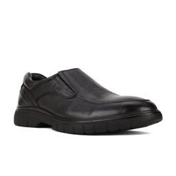 Bata Men Black Solid Formal Slip-Ons-image-21