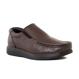 Khadims Men Leather Formal Slip-On Shoes-image-34