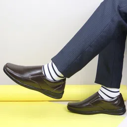 FAUSTO Men Anti-Skid Formal Slip-On Shoes-image-40