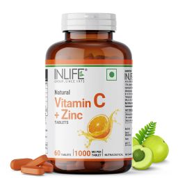 INLIFE Vitamin C + Zinc,  60 tablet(s)  Orange -23