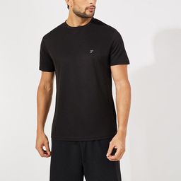 Styli Textured Round Neck Sports T-Shirt With Shorts-picture-11