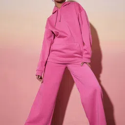 SASSAFRAS alt-laze Hooded Long Sleeves Oversized Sweatshirt With Trousers-49