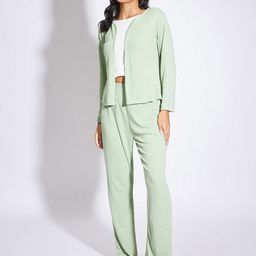 luyk Girls Pure Cotton Top With Trouser & Jacket-image-46