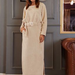 FEATHERS CLOSET Round Neck Top & Skirt-image-20