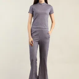 Dlanxa Women Blue & Pink Striped Co-Ords-picture-18