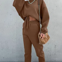 LULU & SKY Drop Shoulder Sweatshirt With Joggers-image-11